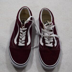 Vans Ward Lo Sneaker Burgundy  - Women's 9.5 Men 8 Gently Used
